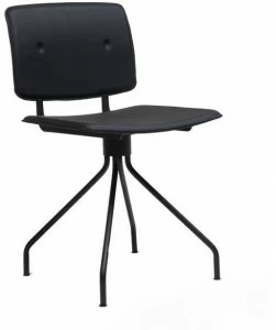 ONDARRETA Вращающееся кресло на козелке из кожи Don