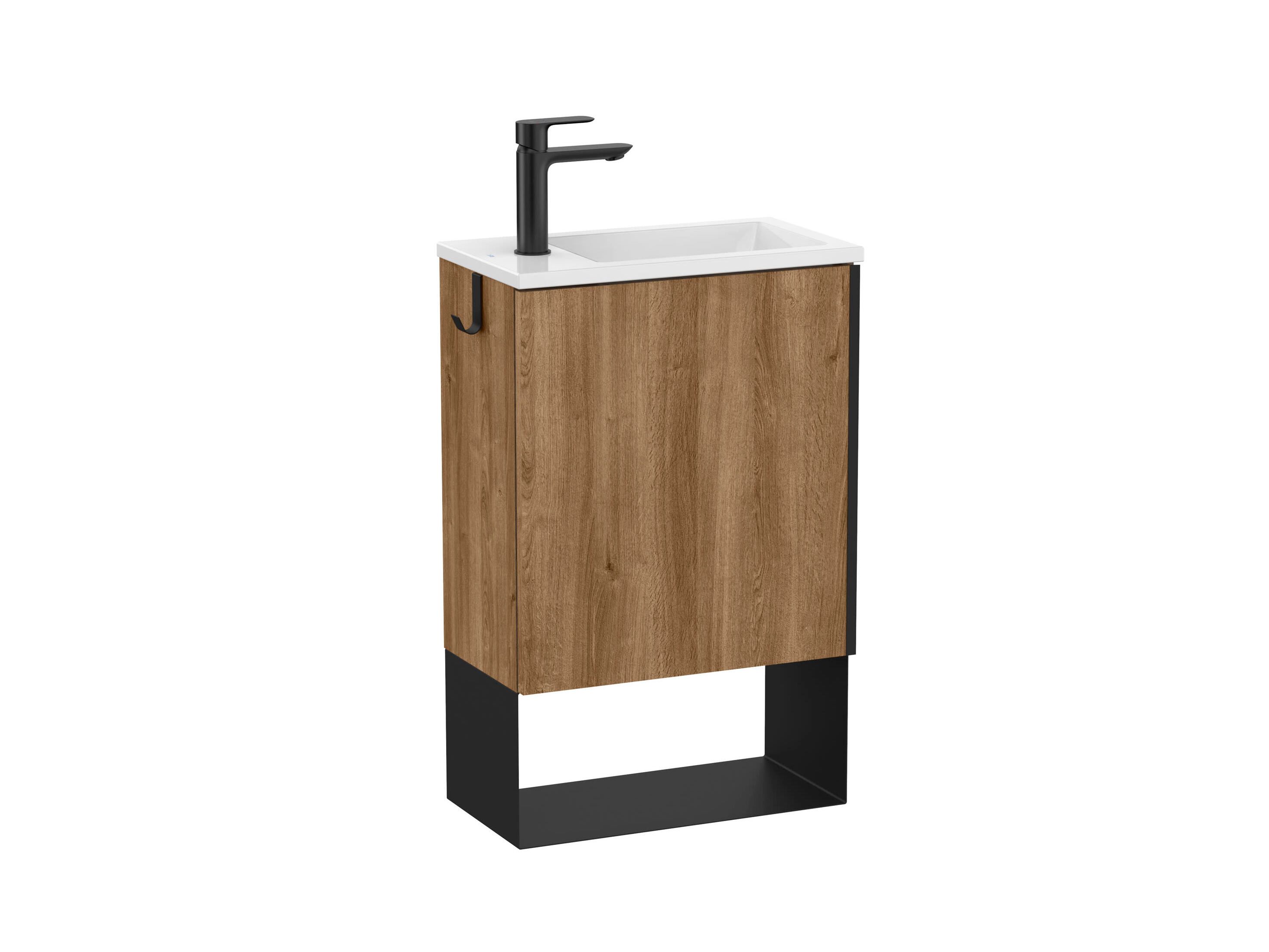 Деревянный напольный умывальник с держателем для полотенец Roca UNIK 852008 ARCH-00047665