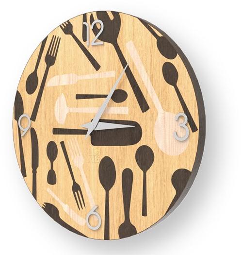 LIGNIS® Настенные часы из инкрустированного дерева Dolcevita objects 10.071 / 10.149 - Вид №1