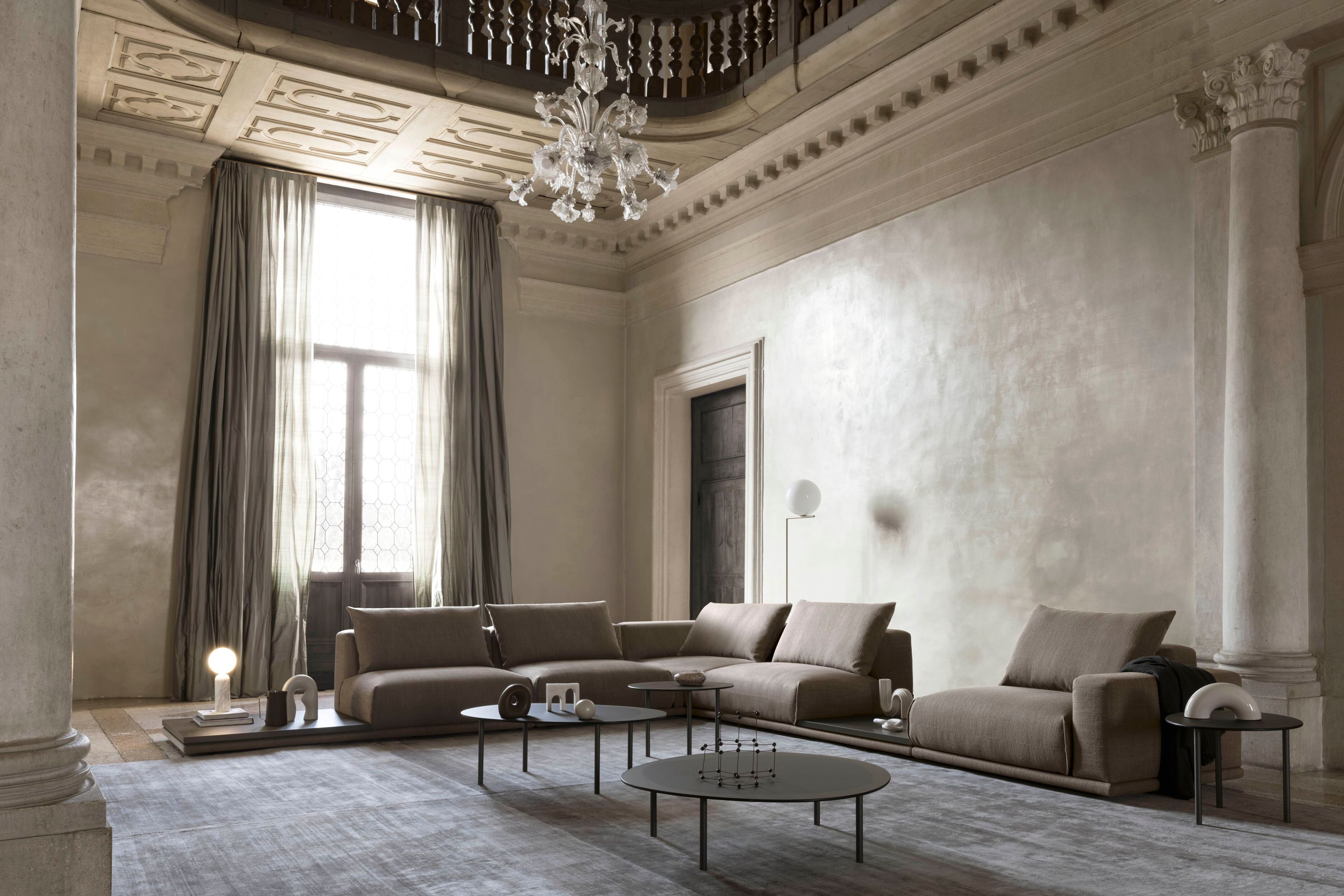 Секционный диван из ткани Alf DaFrè LAND ARCH-00112667 - Вид №8