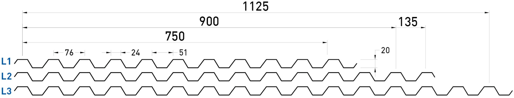 Sandrini Metalli Профнастил для кровли, обшивки, полов sun-id-1353286 - Вид №24