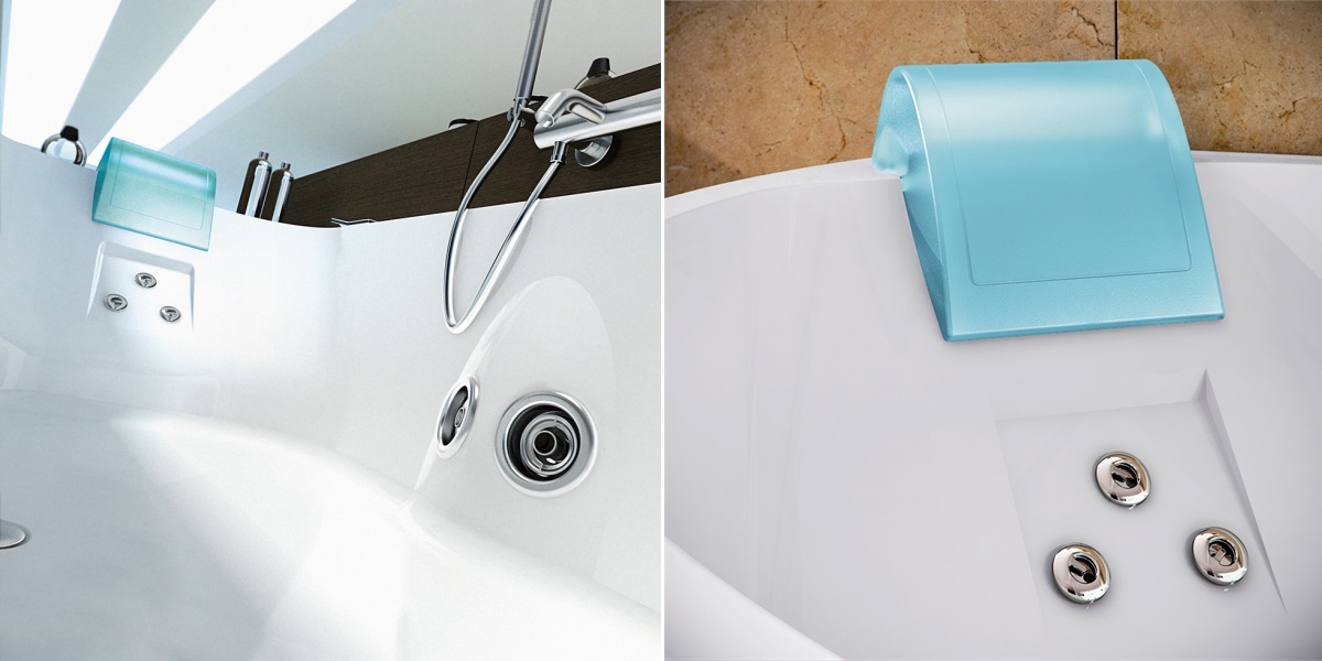 Ванна с гидромассажем "HYDRO TOP" Aquasoul Doubble встроенная 9443-473 Sx Jacuzzi 9443473SX - Вид №1