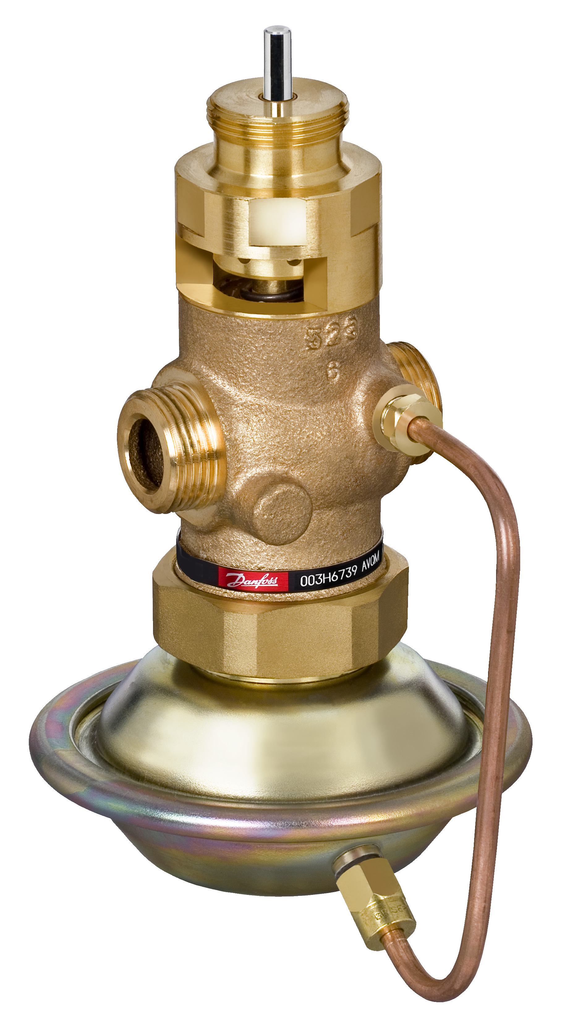 Danfoss Клапан регулирующий комбинированный AVQM с наружной резьбой или фланцевый Комб. р-рAVQM PN16 15/2,5//0,2/резьб. 003H6736  - Вид №18