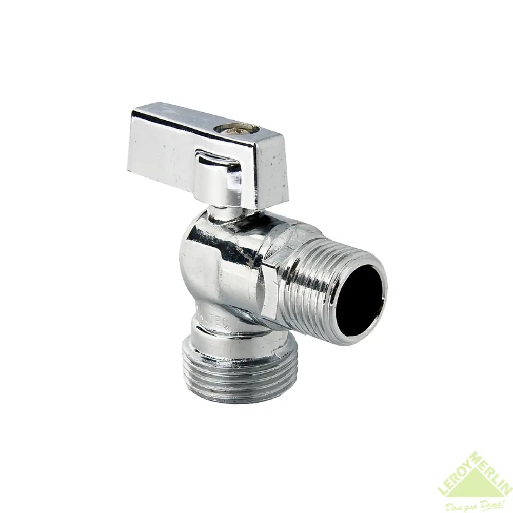 Угловой шаровой кран Valtec для подключения сантехники 1/2"x3/4" 10487983 STLM-1382180
