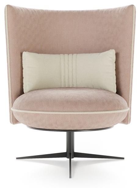 Liu Jo Living Collection Кресло с обивкой из ткани с 4 спицами Urban fan Ibk - Вид №3