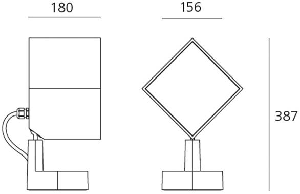 Artemide Алюминиевый светодиодный уличный проектор sun-id-1429506 - Вид №2