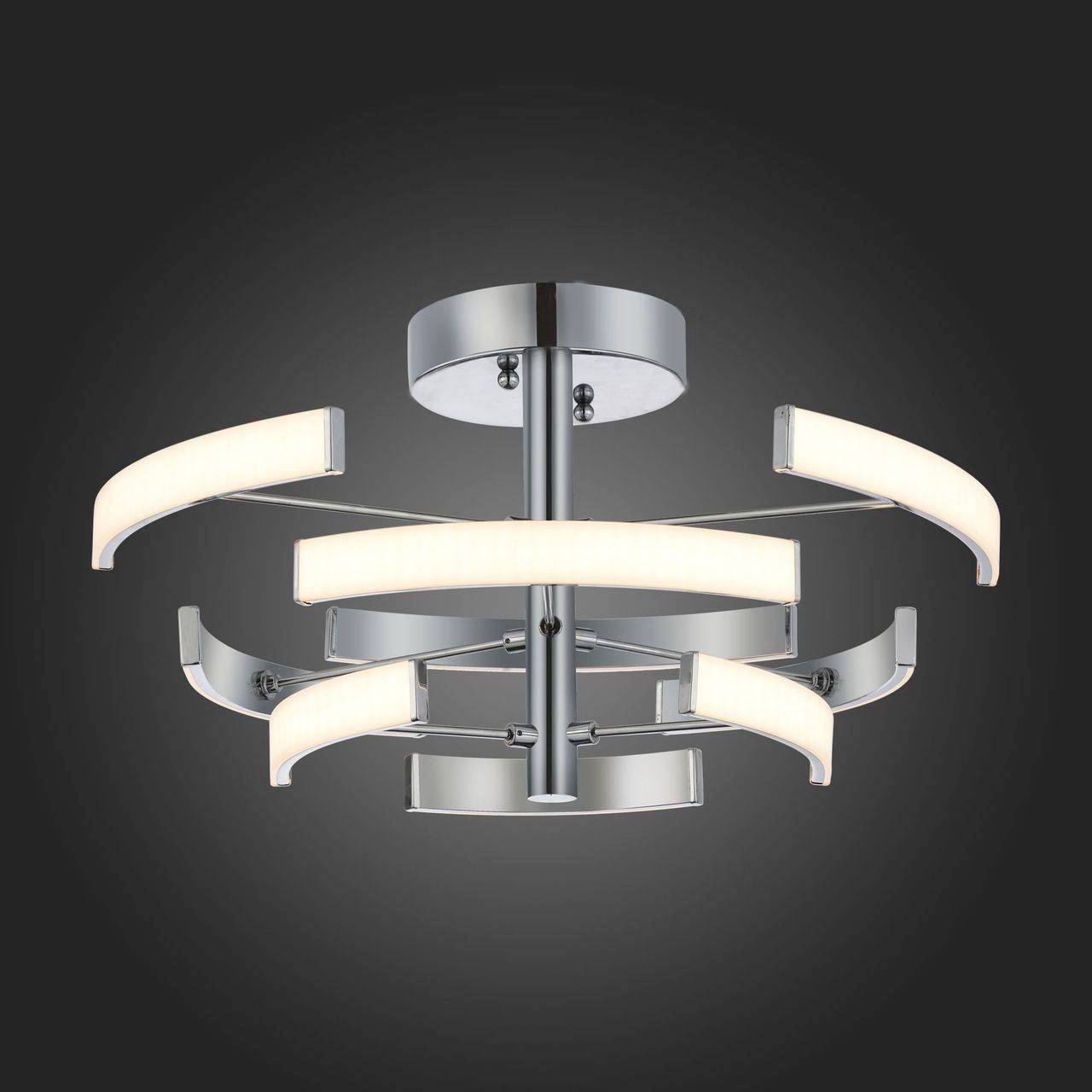 Потолочная светодиодная люстра ST Luce Arco SL912.102.09 ST LUCE ДИЗАЙНЕРСКИЕ, ARCO 059007 Хром  - Вид №2