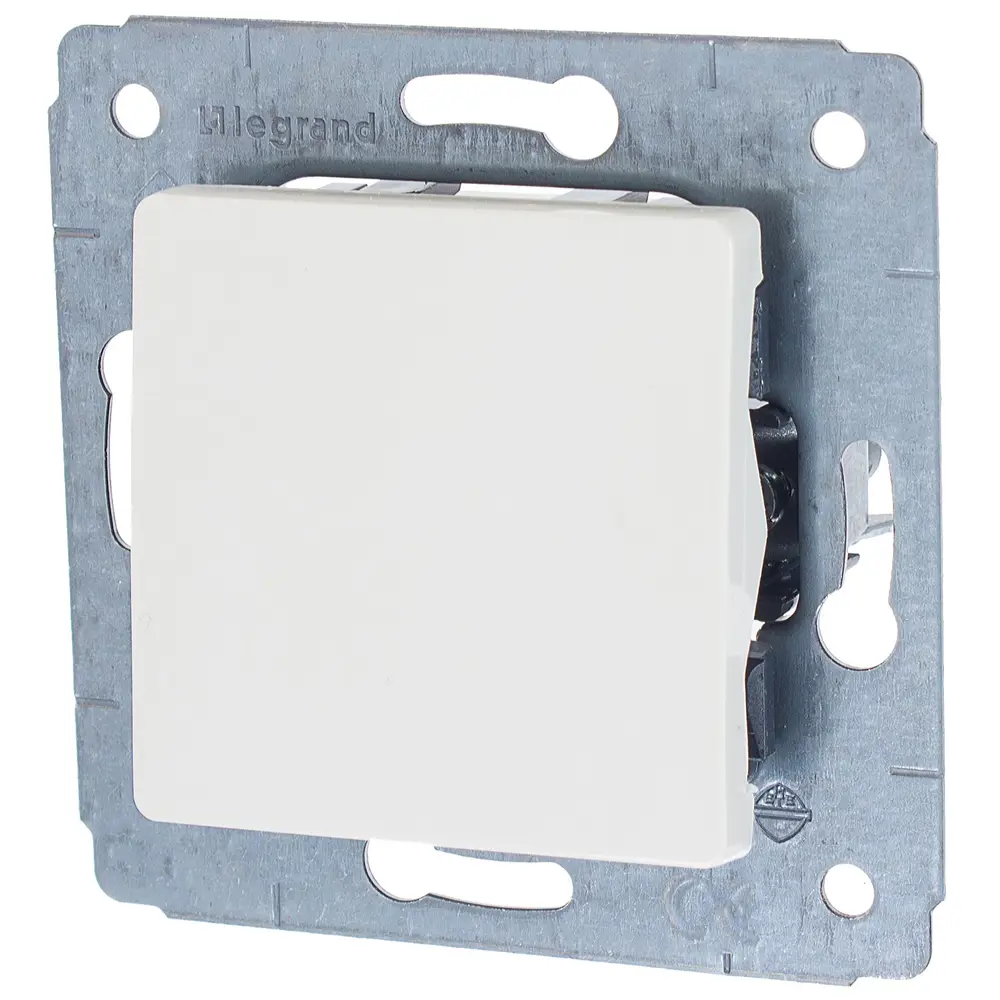 Выключатель встраиваемый Legrand Cariva 1 клавиша, цвет слоновая кость STLM-2124031 - Вид №2