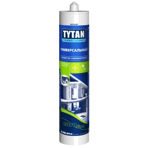 Герметик силиконовый Tytan Euro line универсальный уксусный белый 280 мл 89379109 STLM-2186177