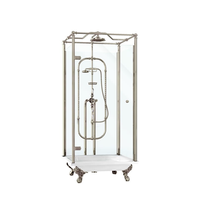 Свободностоящая душевая кабина Piccadily, никель [H404-ARC] Arcade Burlington ARC27, ARC42, ARCV25 NKL, ARC29, ARCE11 NKL - Вид №1