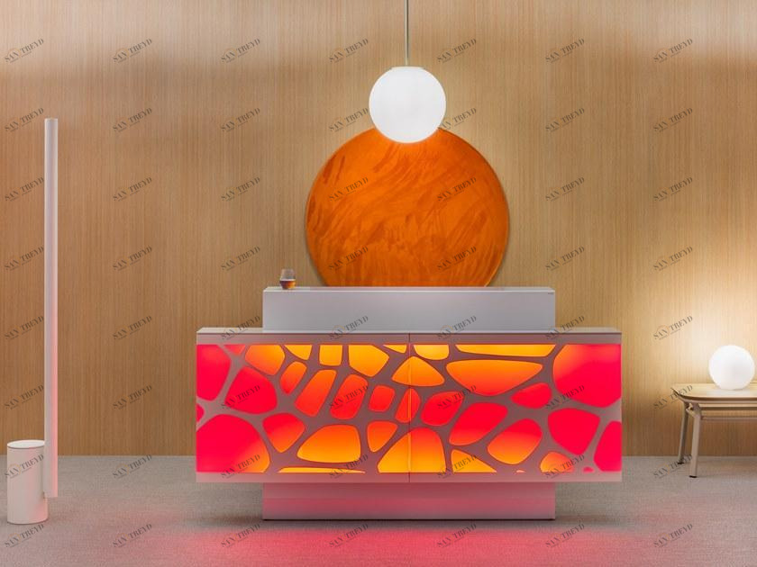 MDD Стойка регистрации офиса с освещением sun-id-1388002