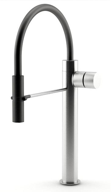 Water Evolution Профессиональный смеситель для кухни из нержавеющей стали с поворотным изливом Lapa sun-id-1352833 - Вид №1