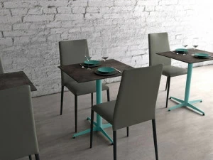 Nitesco Квадратный стол с основанием 4 звезды Easy