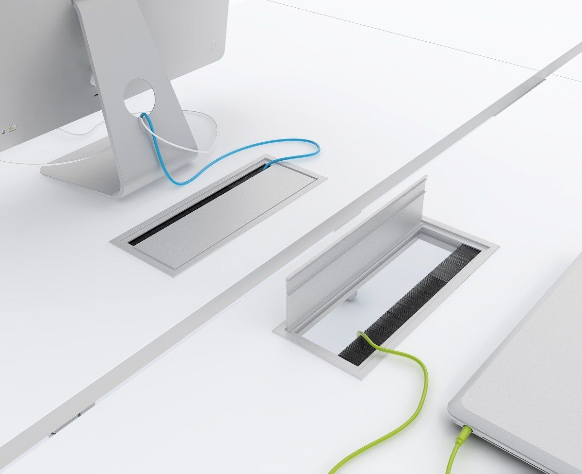 Прямоугольный секционный стол со звукопоглощающими перегородками MDD Ogi ARCH-00095683 - Вид №6