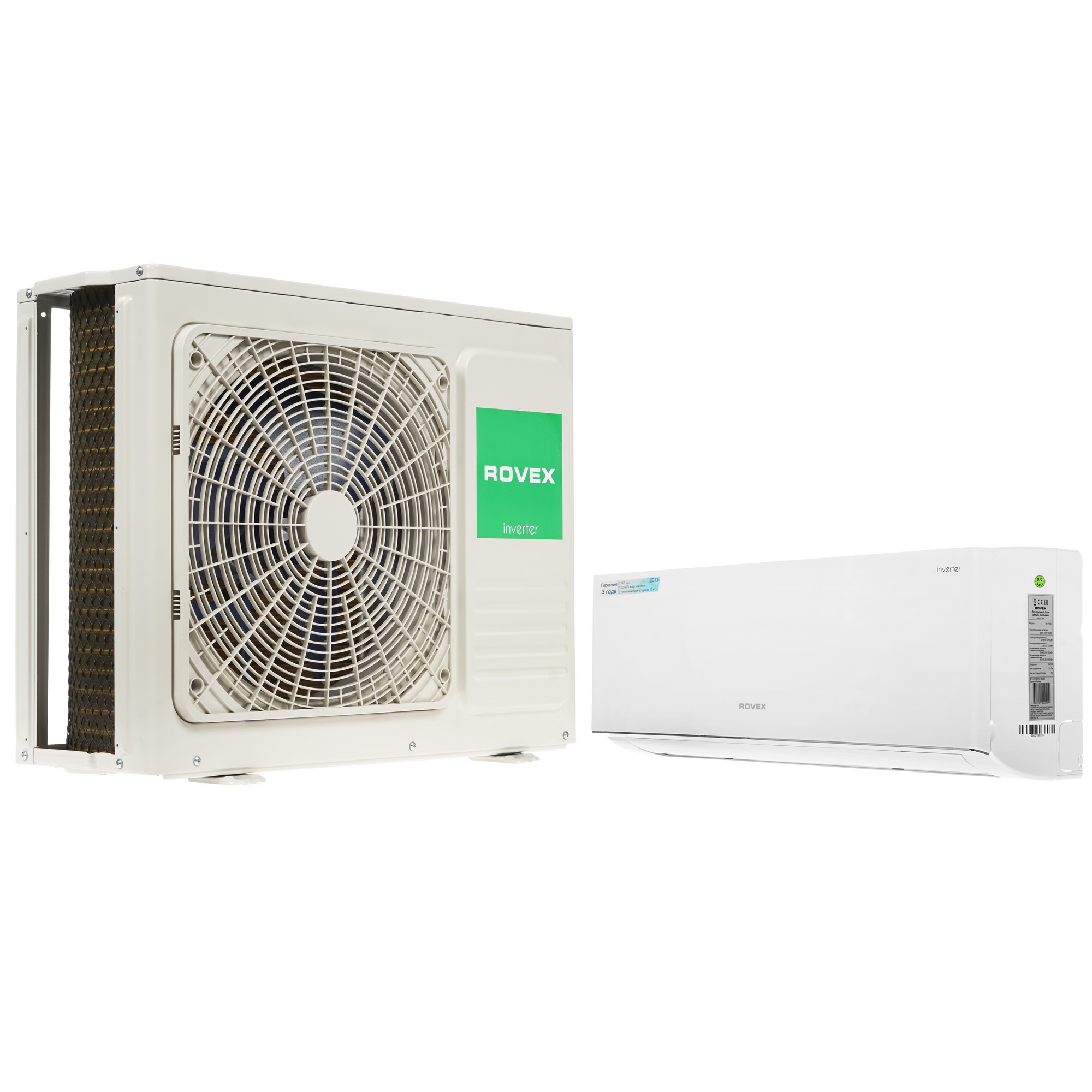 8173444 Кондиционер настенный сплит-система Rovex RS-07CBS4/RS-07CBS4 белый STDN-0132560
