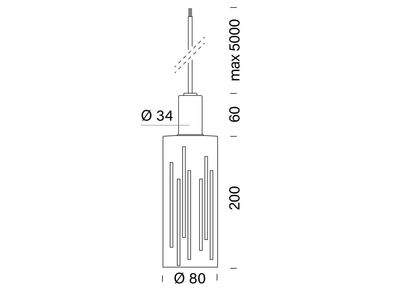 Алюминиевый светодиодный открытый подвесной светильник Platek Airliner ARCH-00151065 - Вид №4