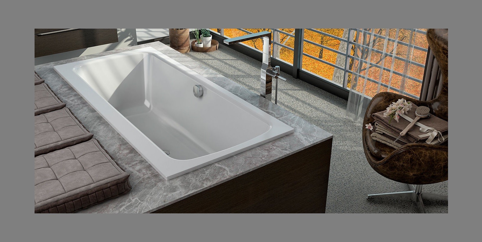 Акриловая ванна Kolpa-San Bell 00893 хромотерапия Словения - Вид №1