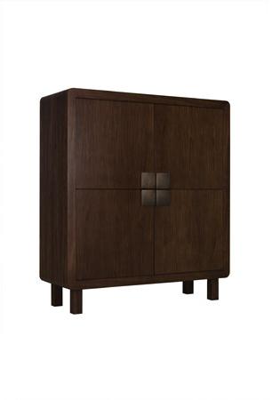 Hamilton Conte Paris Комод из фанерованной древесины с распашными дверцами Orick sun-id-1430228 - Вид №4