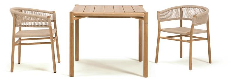 Ethimo Садовый стол из тика Kilt sun-id-1390888 - Вид №1