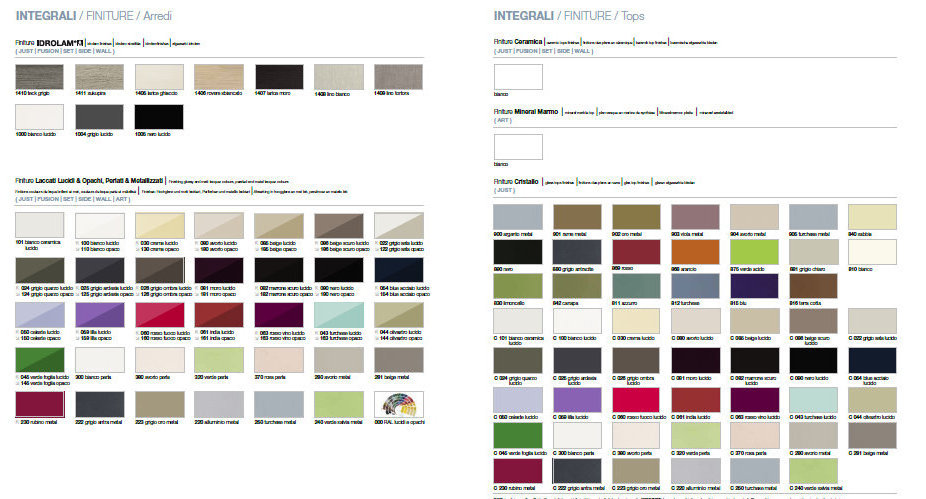 WALL4 Комплект мебели cm 90 (p. 35/45) + 90(p. 35/45) Berloni Bagno 43298 - Вид №4