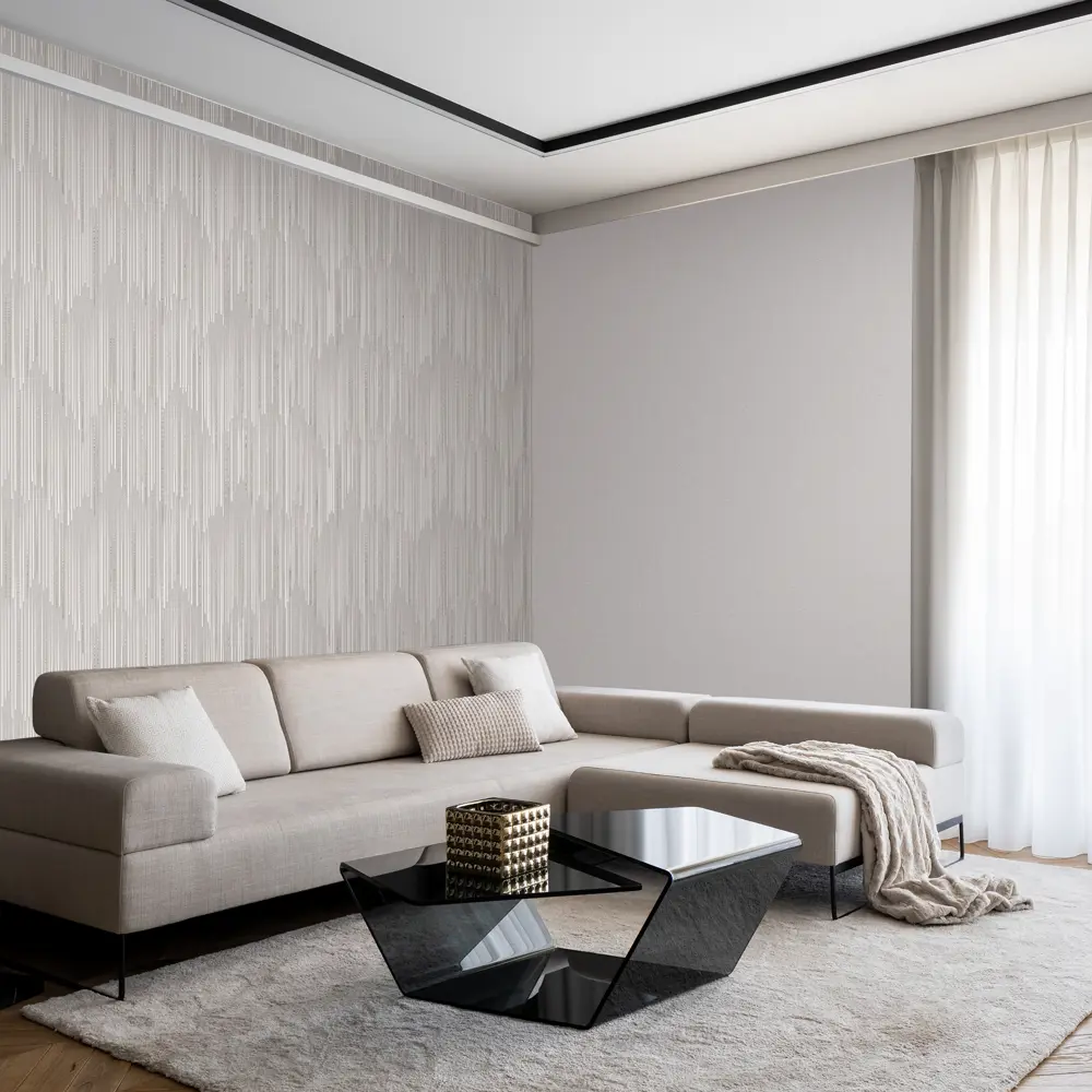 Victoria Stenova Nordic - флизелиновые обои бежевого оттенка с эффектом тиснения 87904553 STLM-0076142 - Вид №4