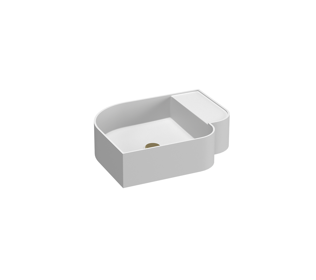 com_EXLAVNOU Накладная раковина на столешницу  прямоугольная Ex.T Nouveau