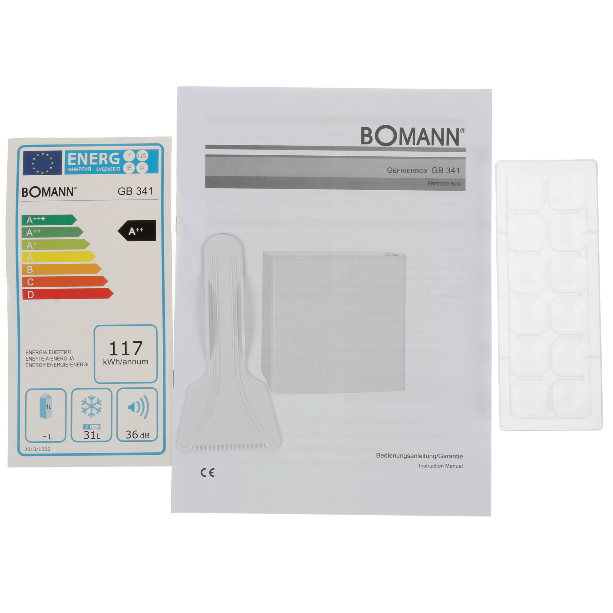 8158623 Морозильный шкаф  Bomann GB 341 inox серебристый STDN-0086348 - Вид №8