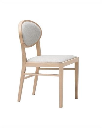 Andreu World Стул-медальон, обитый буком, с открытой спинкой Zarina Si1708 - Вид №1