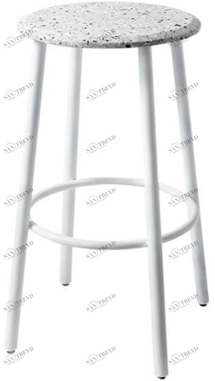 Bentu Design Барный стул венецианский терраццо с подставкой для ног Ding C223440-c223450 