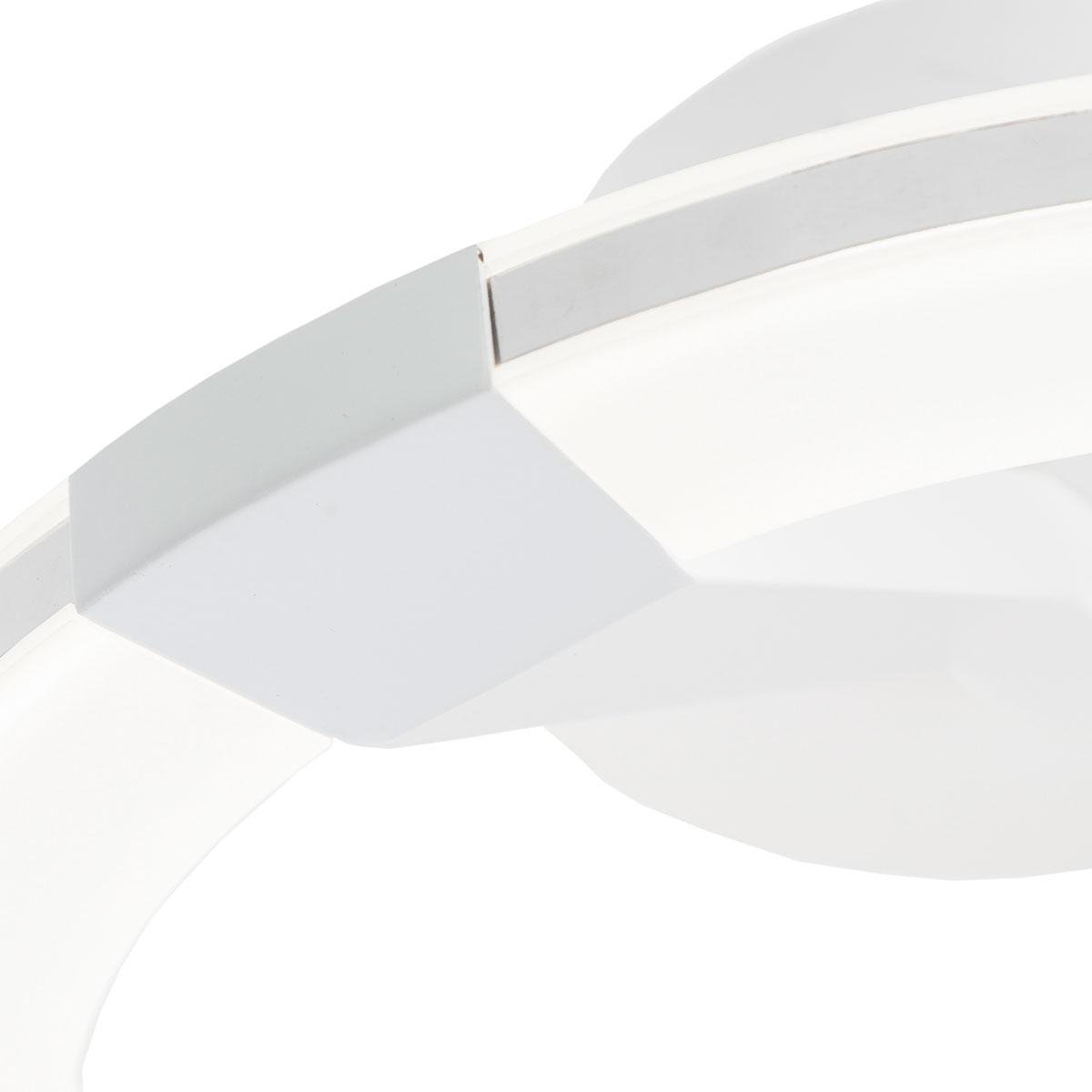 Потолочный светодиодный светильник IDLamp Jenevra 397/40-LEDWhitechrome IDLAMP JENEVRA 203027 Белый  - Вид №1