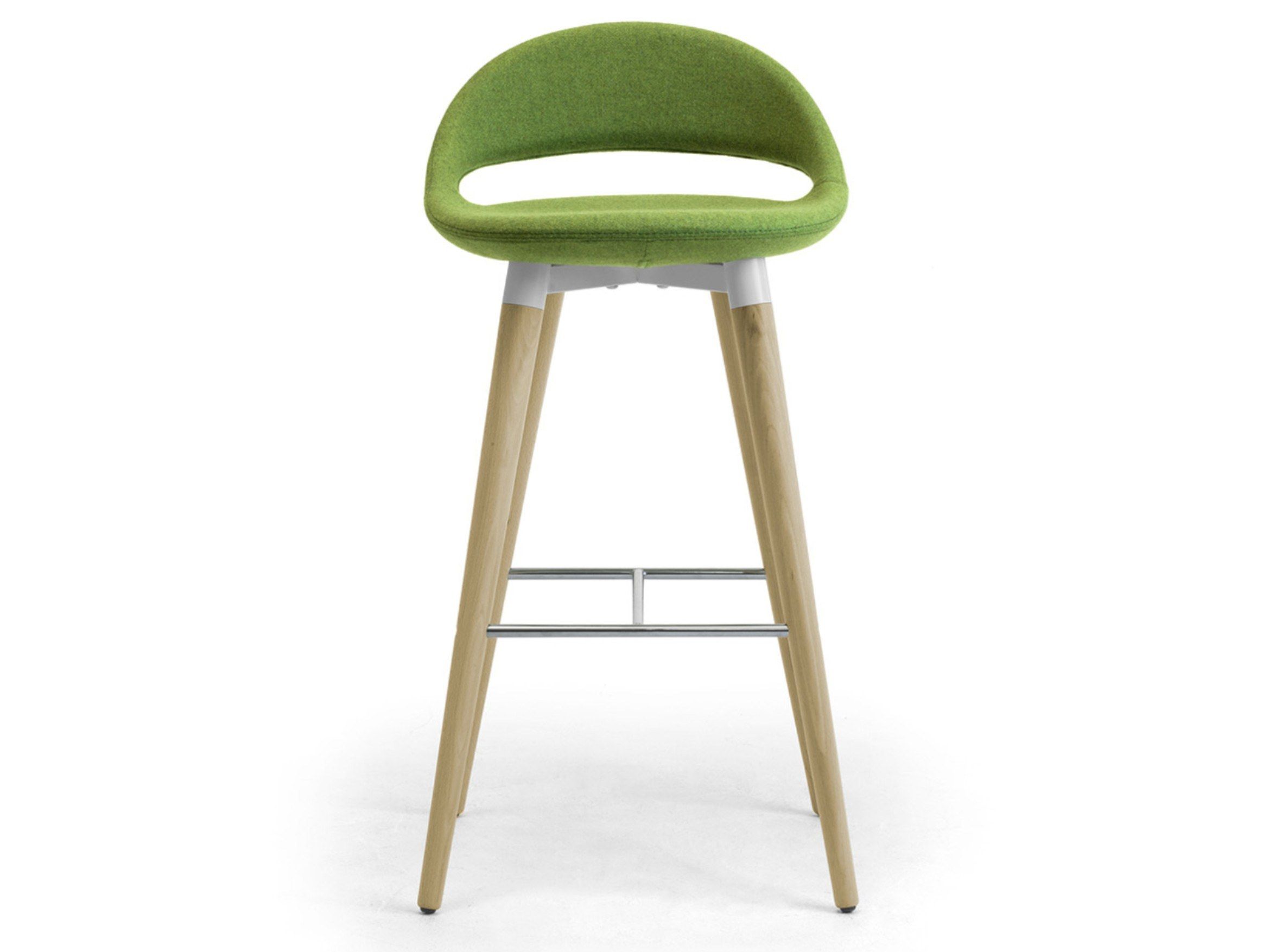 Высокий стул из дерева и ткани со спинкой Leyform Samba ARCH-00097050 - Вид №1