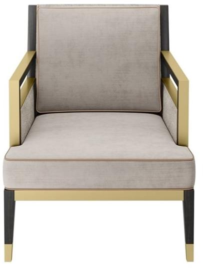 FRATO Бархатное кресло с подлокотниками  Fup010029abj  - Вид №1