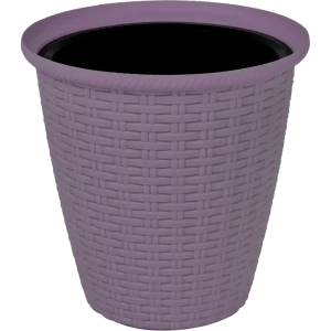 Кашпо ротанг ø328 мм 20 л морозная слива