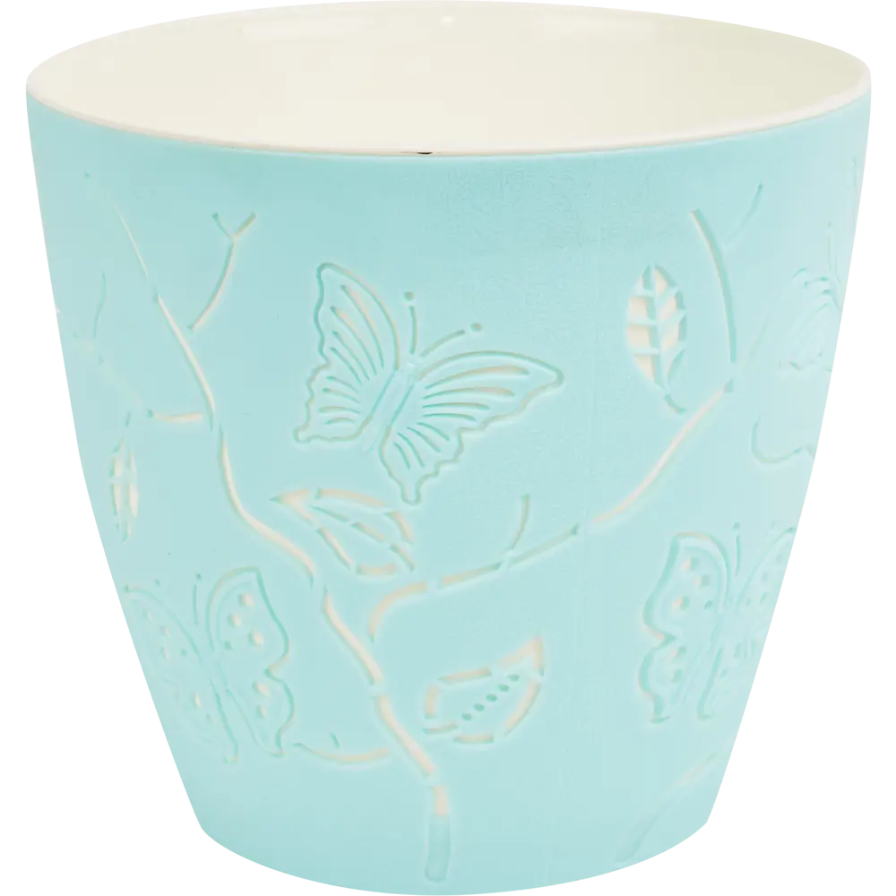 Горшок Butterflies ø 175 мм 2.5 л голубой 84253350 STLM-2149487 Santreyd