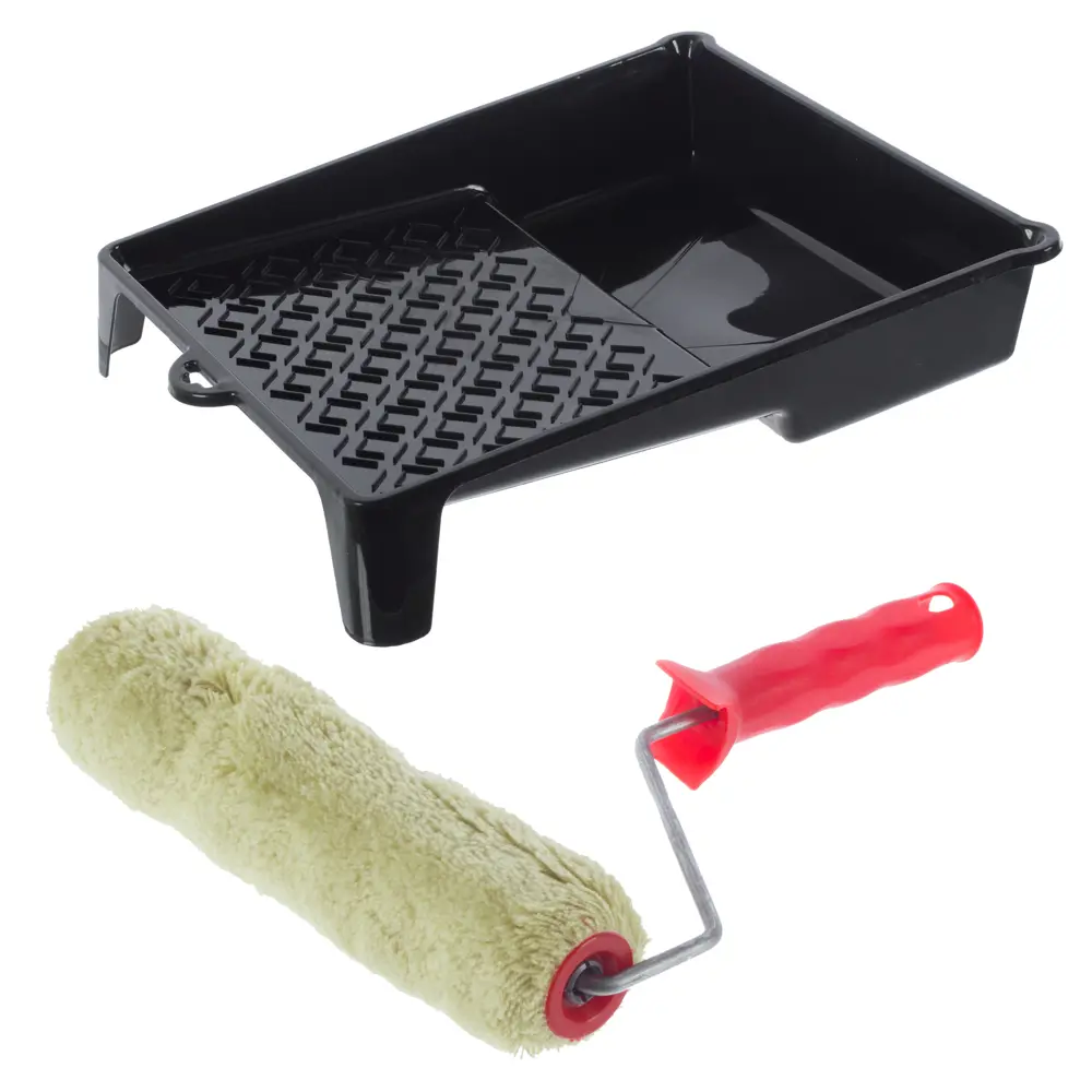 Набор малярный Matrix для фасадных работ с валиком 250 мм и кюветой 13653975 STLM-0003643