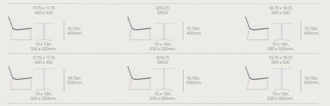 Круглый журнальный столик Techstone Andreu World QUATTRO OCCASIONAL TECHNICAL STONE ROUND ARCH-00141158 - Вид №4