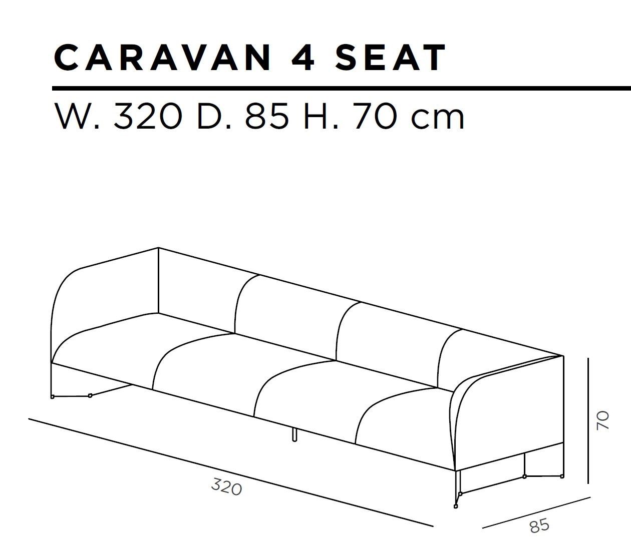 Кожаный диван с металлической основой DE CASTELLI Caravan ARCH-00002500 - Вид №4