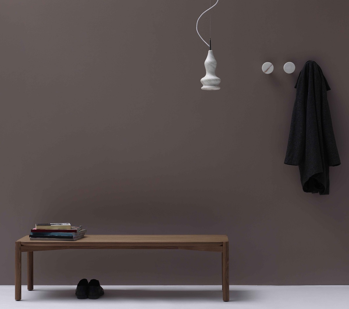 Ex.T Dots Настенная вешалка из мрамора EXDOTSCAL/BI - Вид №1