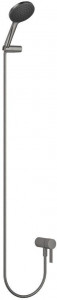 36002970-99_1_28017979-99_1 Однорычажный смеситель для скрытого монтажа с встроенным патрубком для подсоединения душевой насадки с ручным душевым гарнитуром - dark platinum matt Dornbracht CL.1