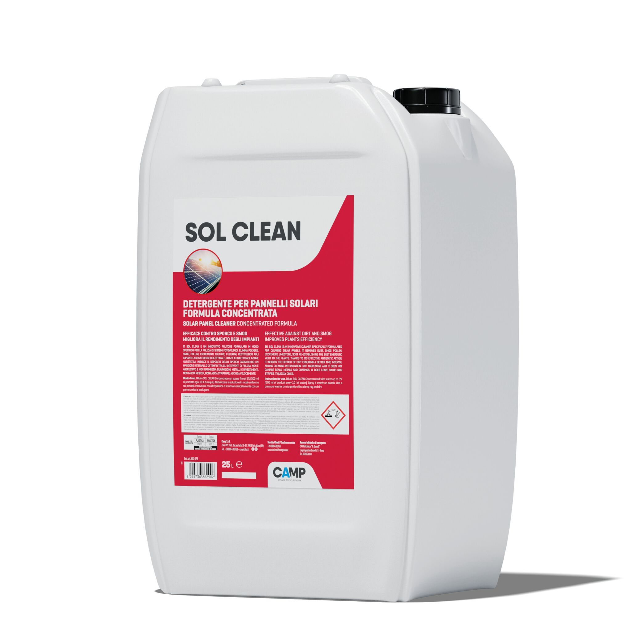 Продукт для очистки солнечных панелей CAMP Sol ARCH-00131392 - Вид №1