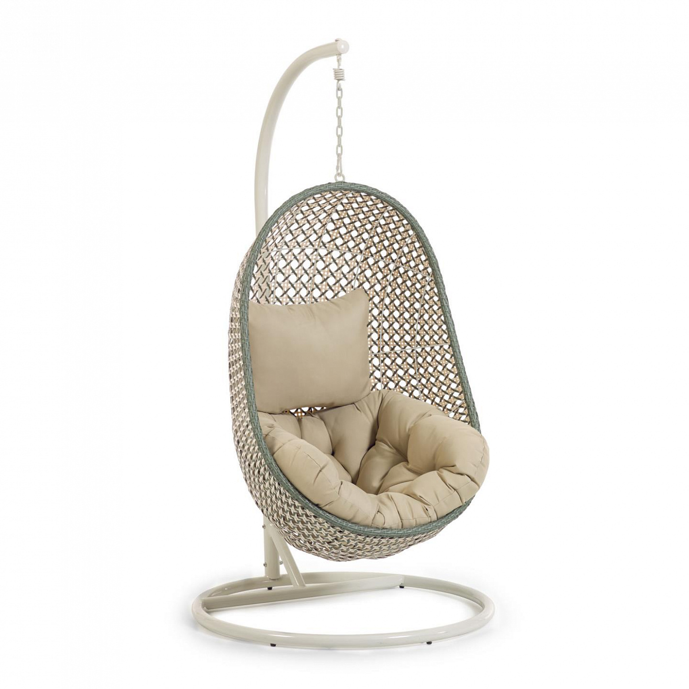 097571 Подвесное кресло разноцветное с подставкой La Forma Cira 