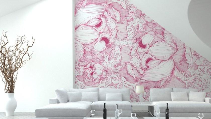 GLAMORA Моющиеся виниловые обои с цветочными мотивами Softly sun-id-1378839 - Вид №2