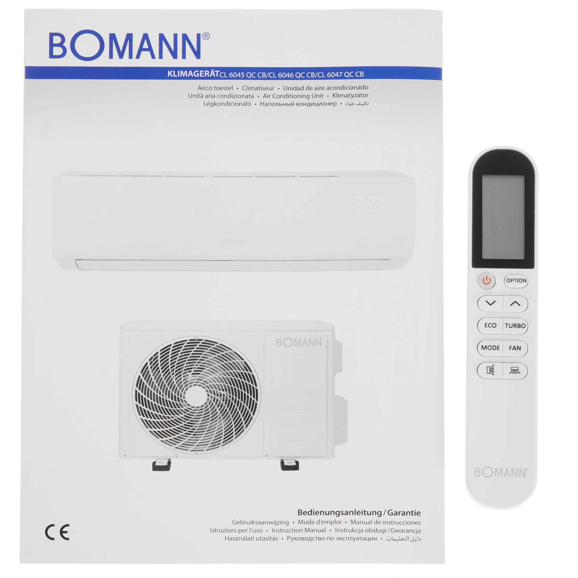 9903198 Кондиционер настенный сплит-система Bomann CL 6047 QC CB белый STDN-0151662 - Вид №11