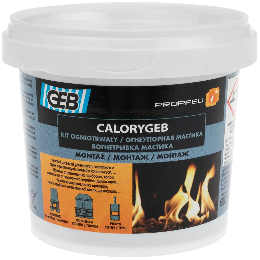 Огнеупорная мастика Calorygeb, 600 г STLM-2073777