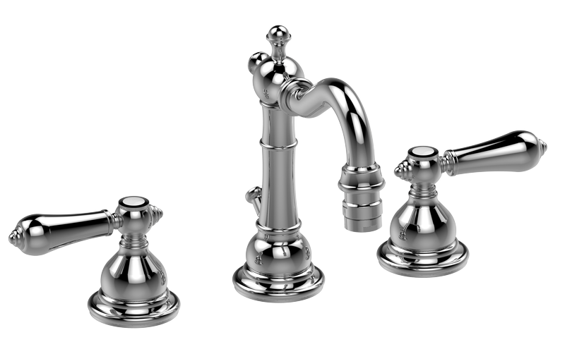 E-2561-LM34 Three-hole bidet mixer with manual pop-up waste GRAFF Adley