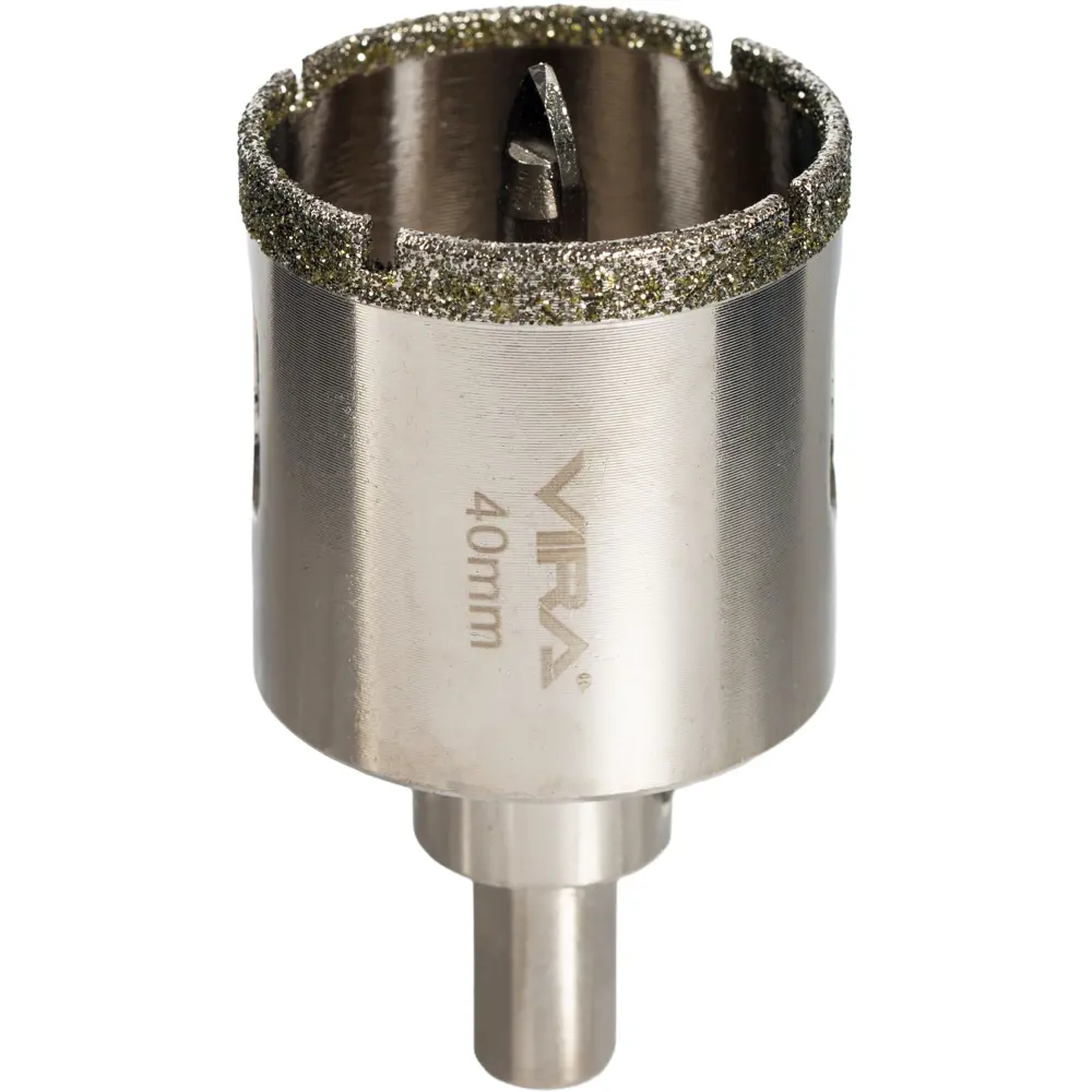 Алмазная коронка Vira для керамики 40 мм с центрирующим сверлом 89368236 STLM-0842558