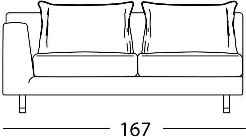 Marac 2-х местный тканевый диван со съемным чехлом sun-id-1432475 - Вид №7