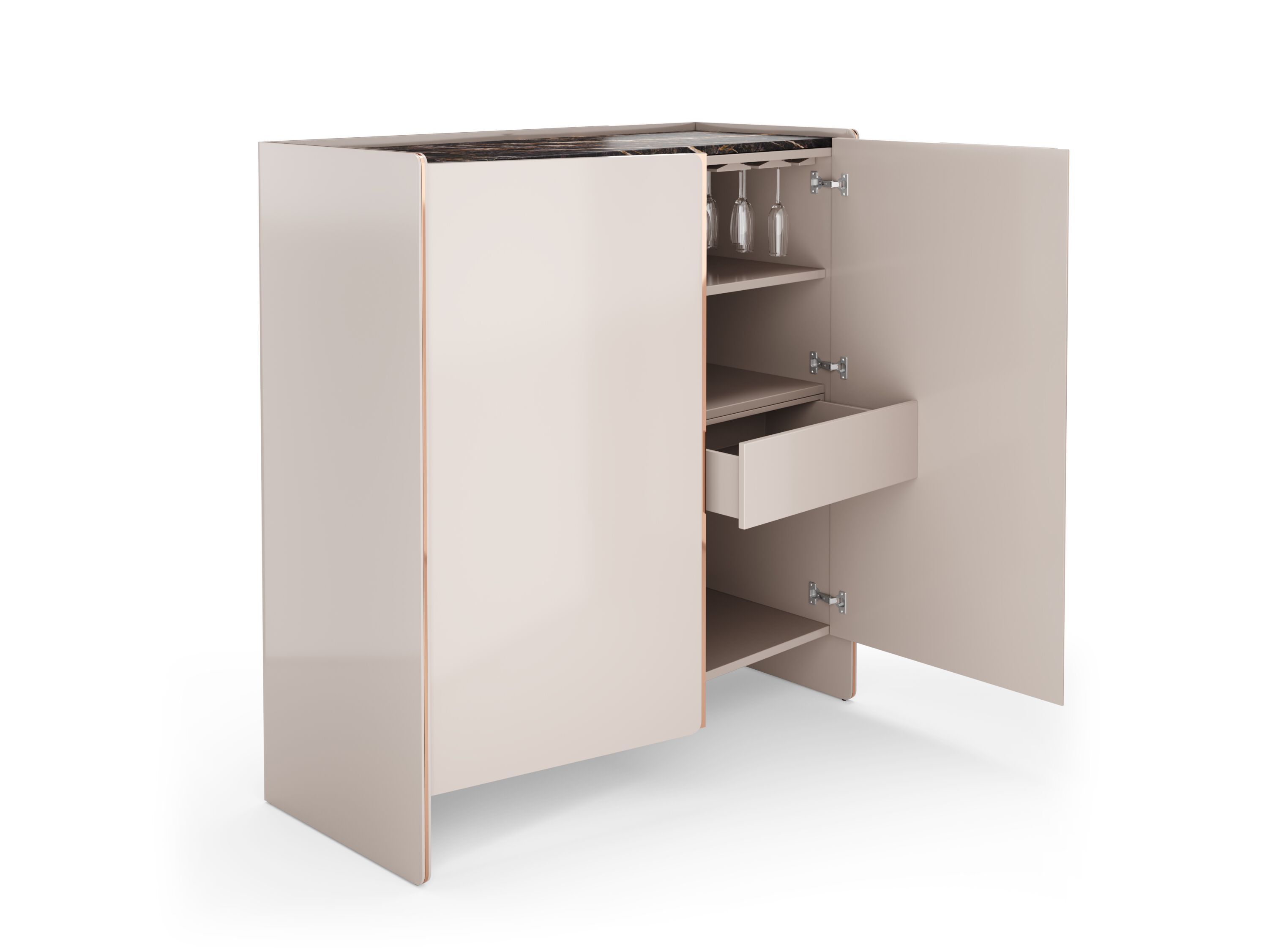 Деревянный шкаф с распашными дверцами PRADDY Natur ARCH-00095604 - Вид №2