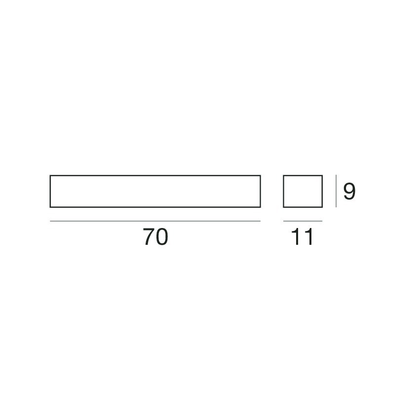 Linea Light 1074 Curvè светильник настенный Curve 69526 - Вид №2
