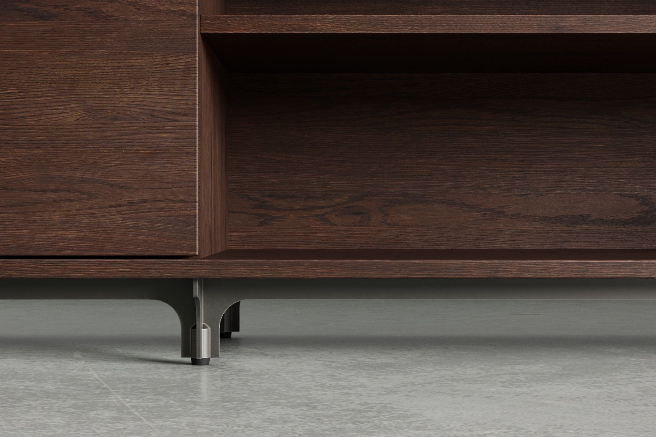 Низкий дубовый ТВ-шкаф District Eight Tote ARCH-00104626 - Вид №3